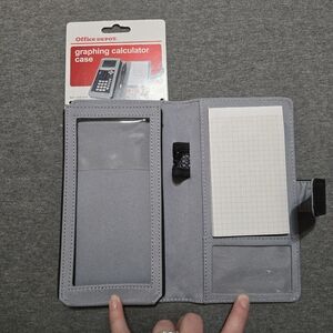 Graphing Calculator Case Fits Most Graphing Calculators Interior Pocket